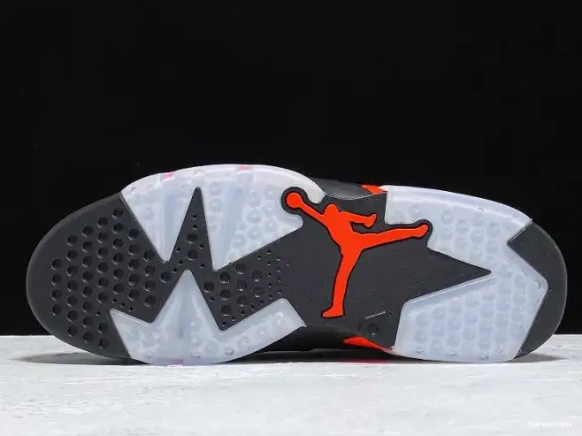 HYPE 384664-060 Retro 6 Infrared Jordan Black OG Air 0620